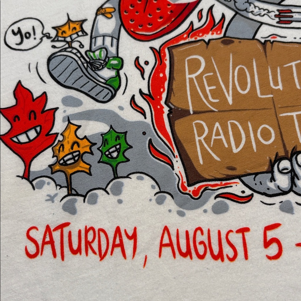 Green Day 2017 Revolution Radio Tour White T-Shirt , L , $32 - Picture 6 of 8